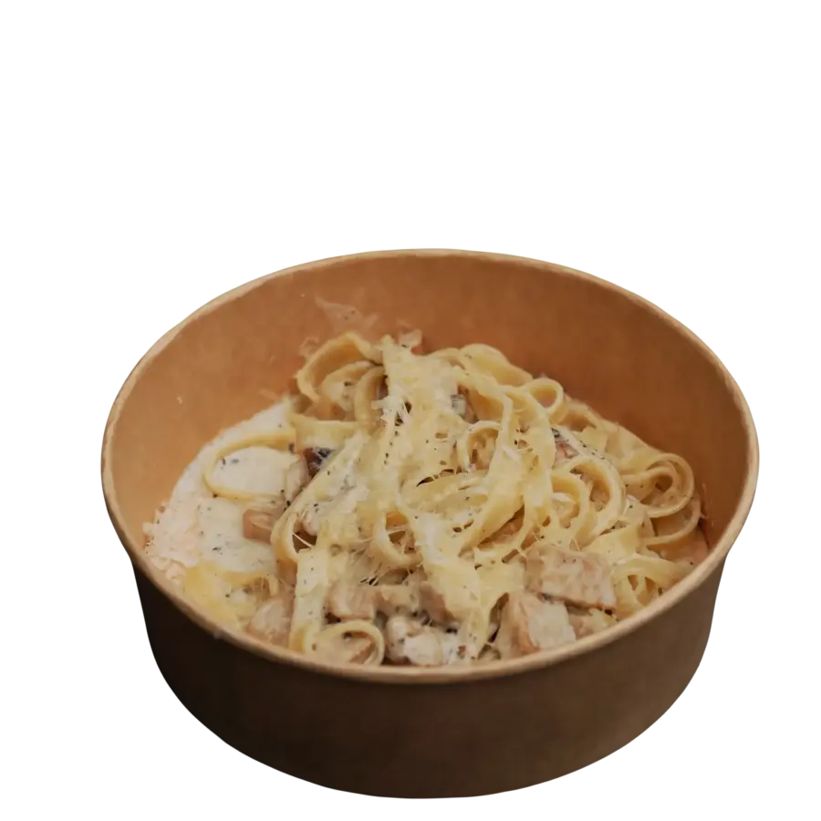 Паста з грибами та трюфельною сальсою