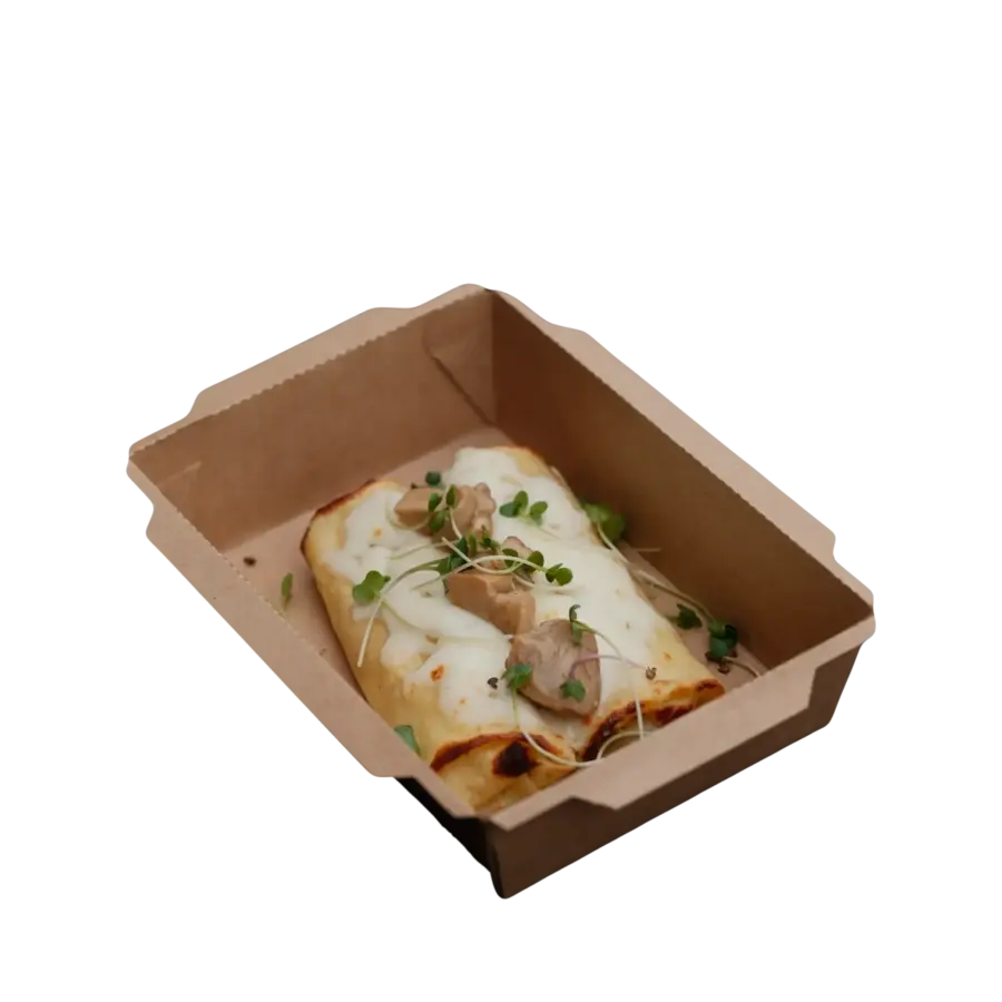 Млинці з білими грибами та ерінгами