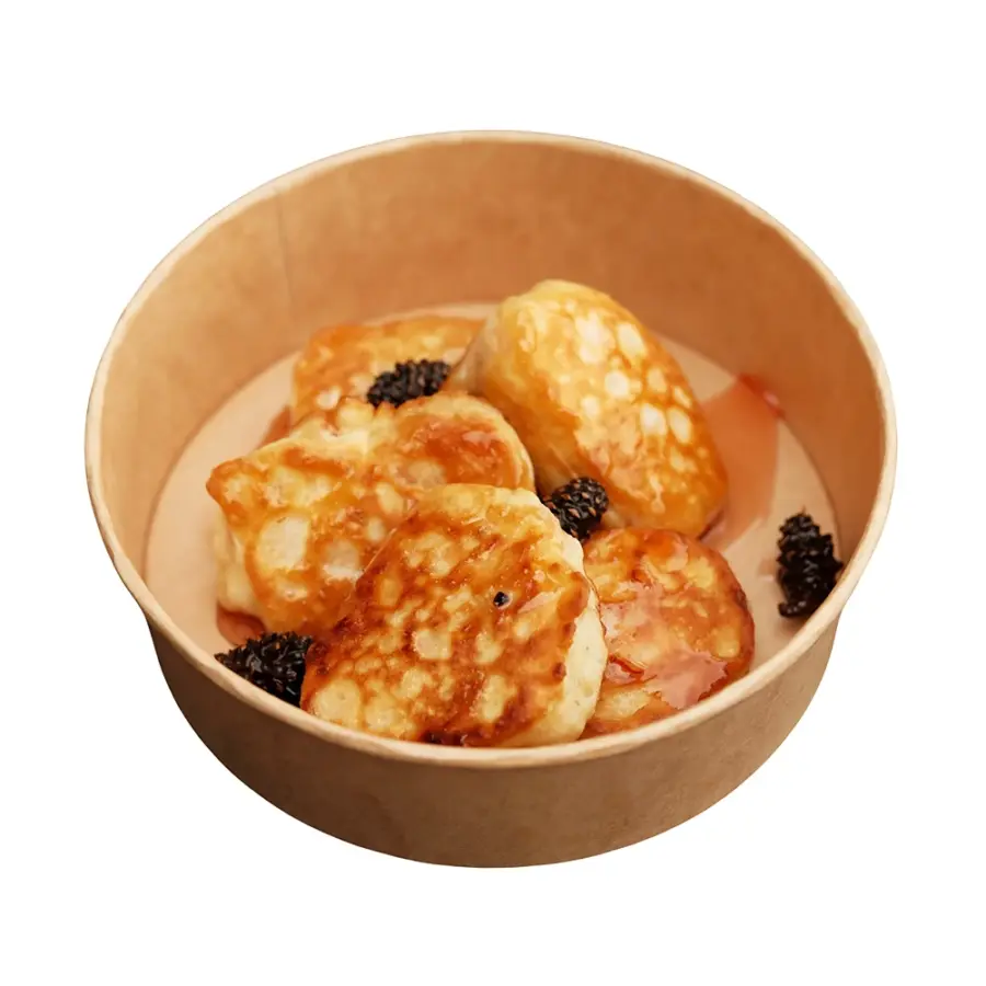 Оладки з варенням із шишок